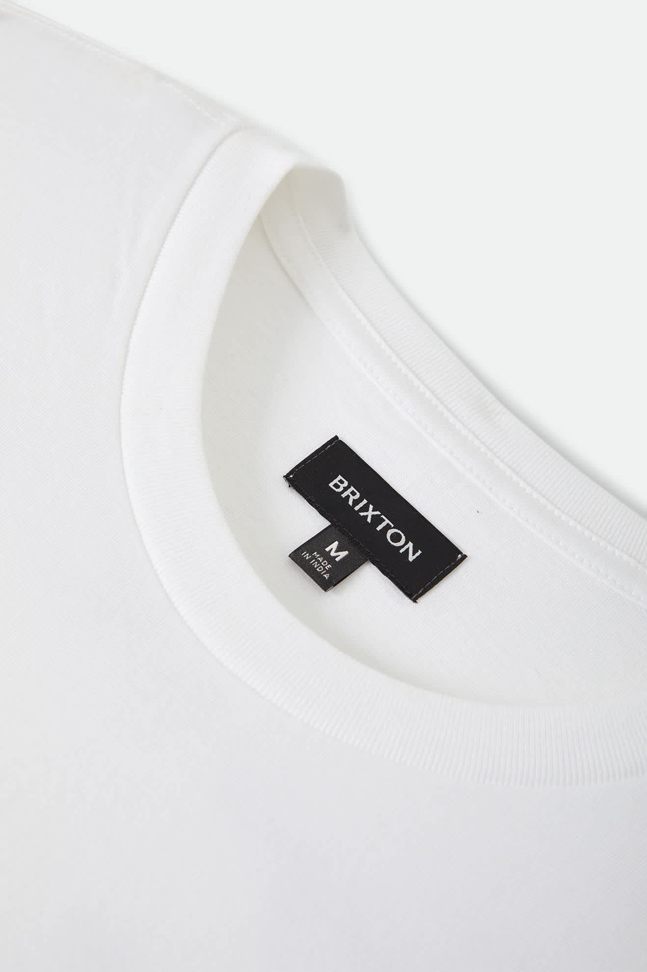 Men's Burger She Wrote Pocket T-Shirt in the color White - Additional Laydown image