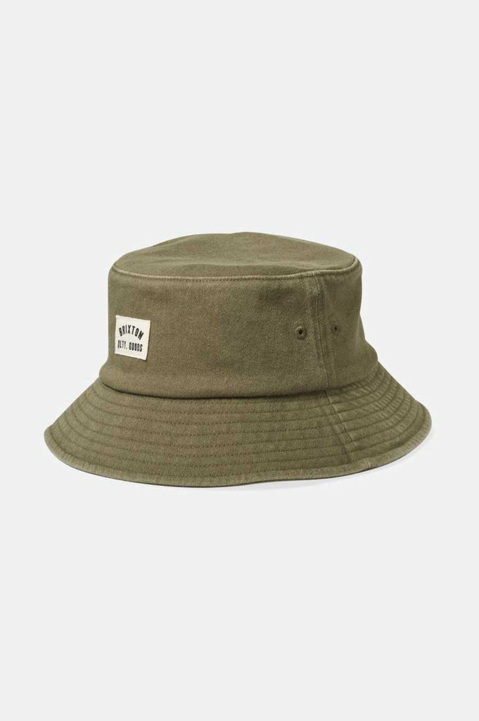 Brixton Woodburn Packable Bucket Hat - Vetiver Sol Wash