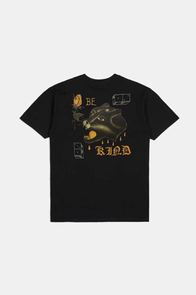 Brixton Be Kind S/S Standard T-Shirt - Black