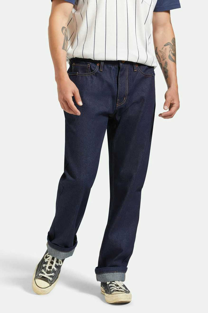 Brixton Builders 5-Pocket Stretch Pant - Rinse Denim