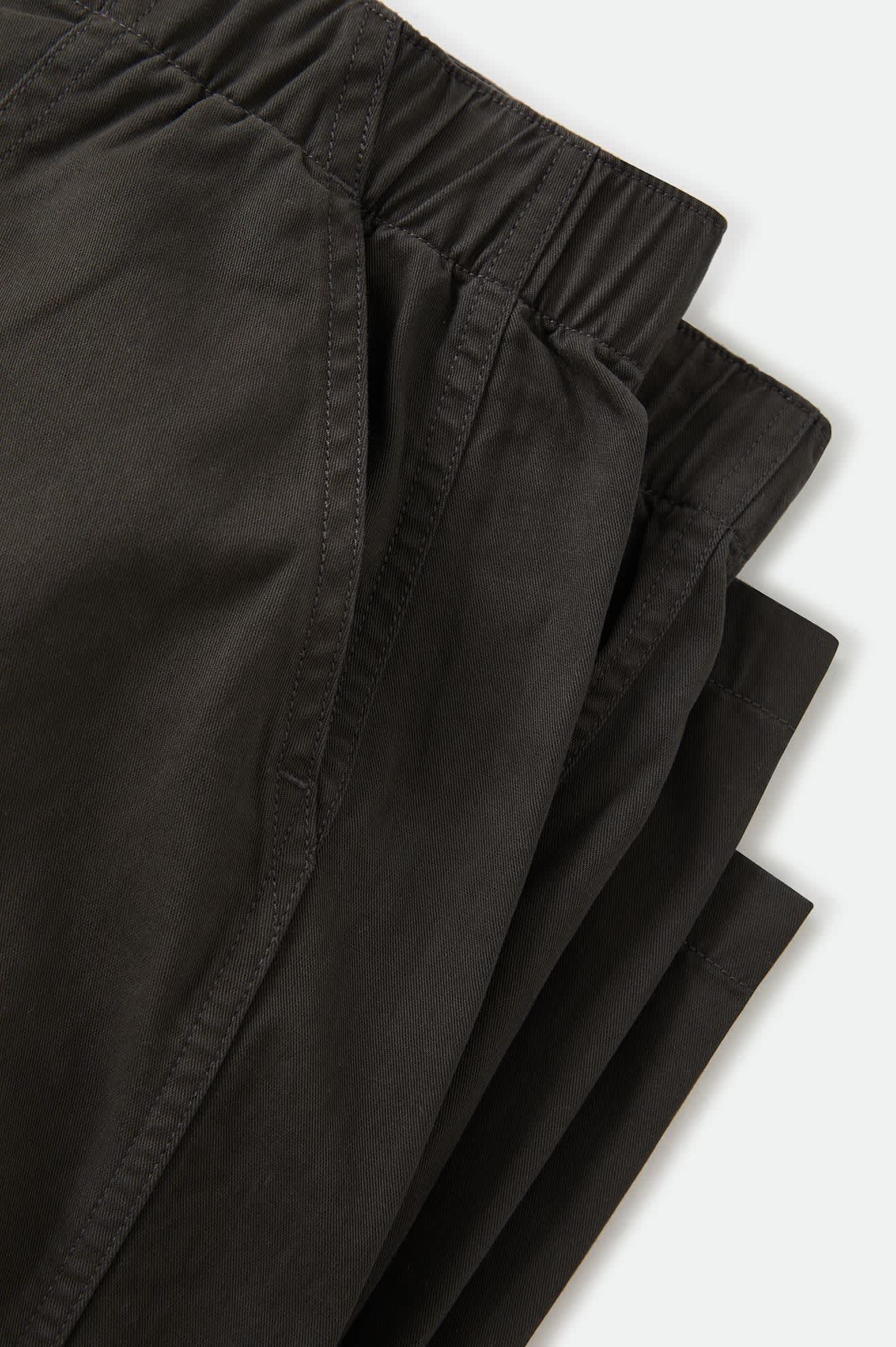 Women's Utility Everyday Barrel Pant in the color Washed Black - Additional Laydown image