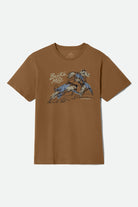 Men's Wellston S/S Tailored T-Shirt in the color Washed Copper - Front Product View