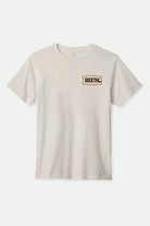 Men's Lightning S/S Standard T-Shirt in the color Cream - Front Product View