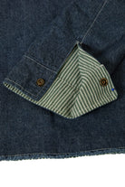 Men's Assembly Reversible Chore Jacket in the color Indigo/Pine Needle/Whitecap - Additional Laydown image