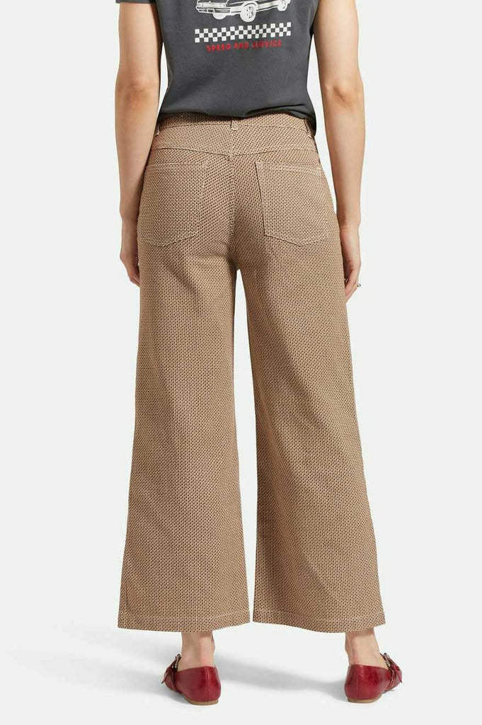 Brixton Margo Cropped 5-Pocket Pant - Whitecap/Pine Houndstooth