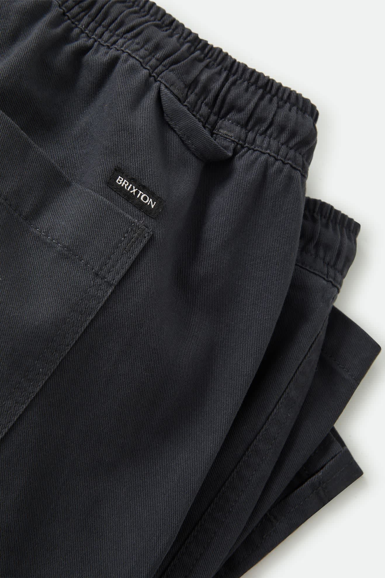 Men's Everyday Vintage Wash Short in the color Black - Additional Laydown image