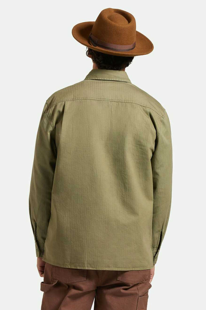 Brixton Dayton Convertabrim Rancher Hat - Coffee/Brown