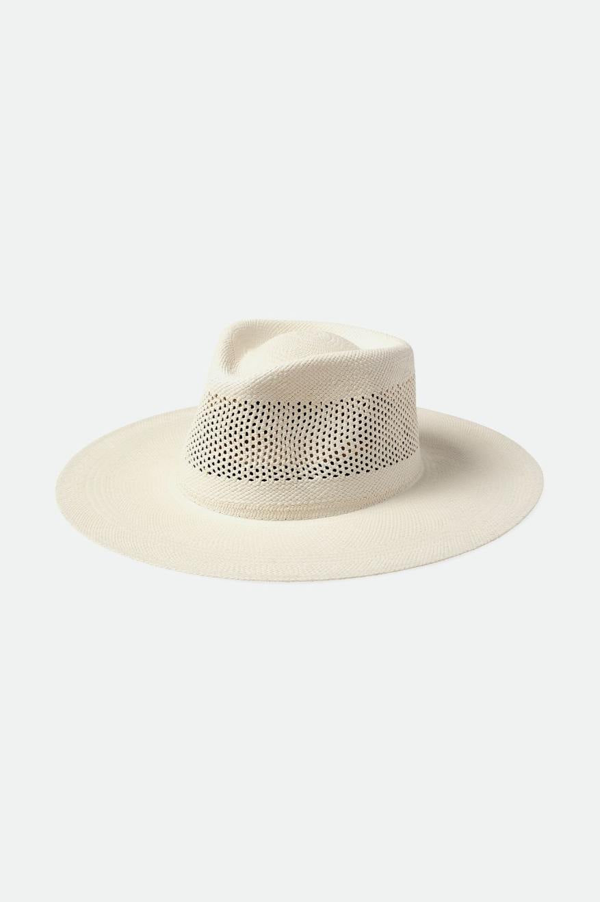 Jo Panama Straw Rancher Hat - Panama White