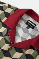 Men's Burger She Wrote Shirt in the color Black/Green Tile - Additional Laydown image