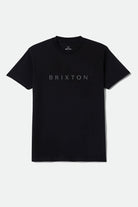 Men's Alpha Line Standard T-Shirt in the color Black - Front Product View