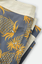 Men's Classic Trunk 17" in the color Future Grey/Golden Pineapple - Additional Laydown image