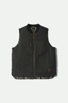 Men's Builders Abraham Reversible Vest in the color Bark Camo - Front Product View