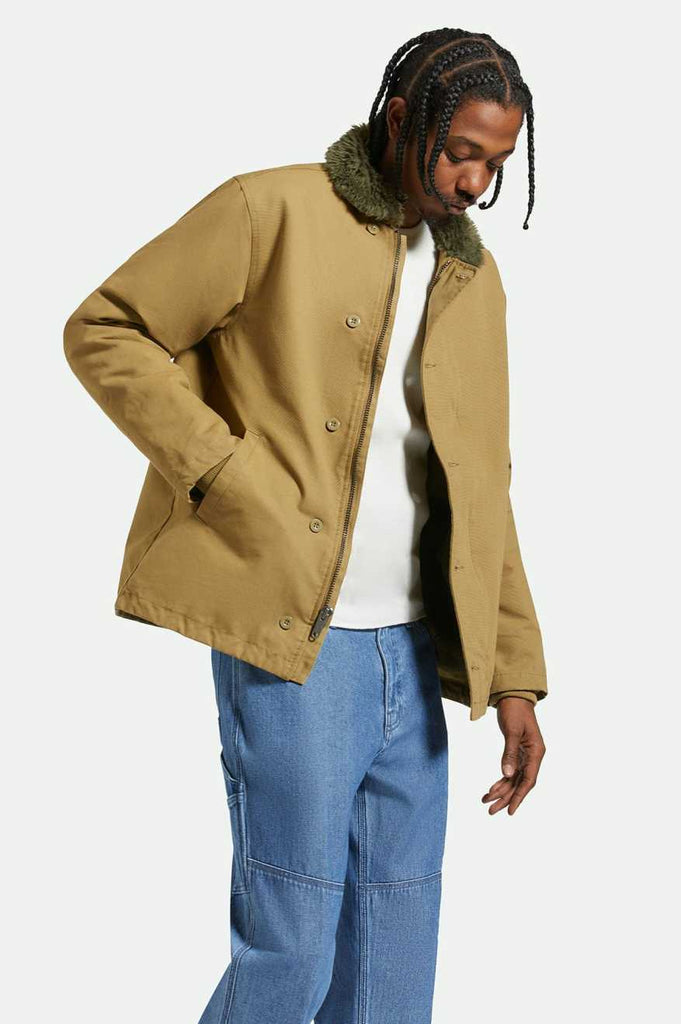 Brixton 20th Anniversary Mast Jacket - Olive Surplus