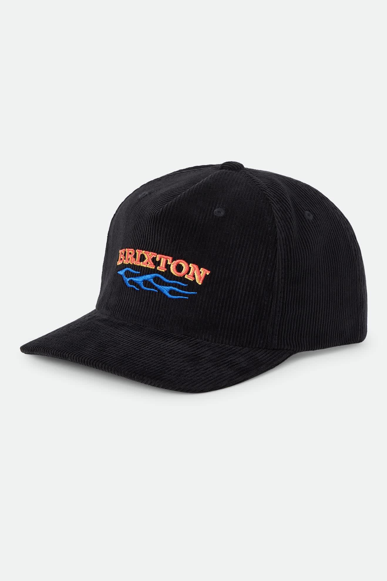 Unisex Clifton Snapback in the color Black - Front Product View