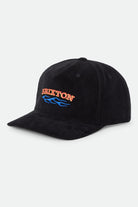 Unisex Clifton Snapback in the color Black - Front Product View