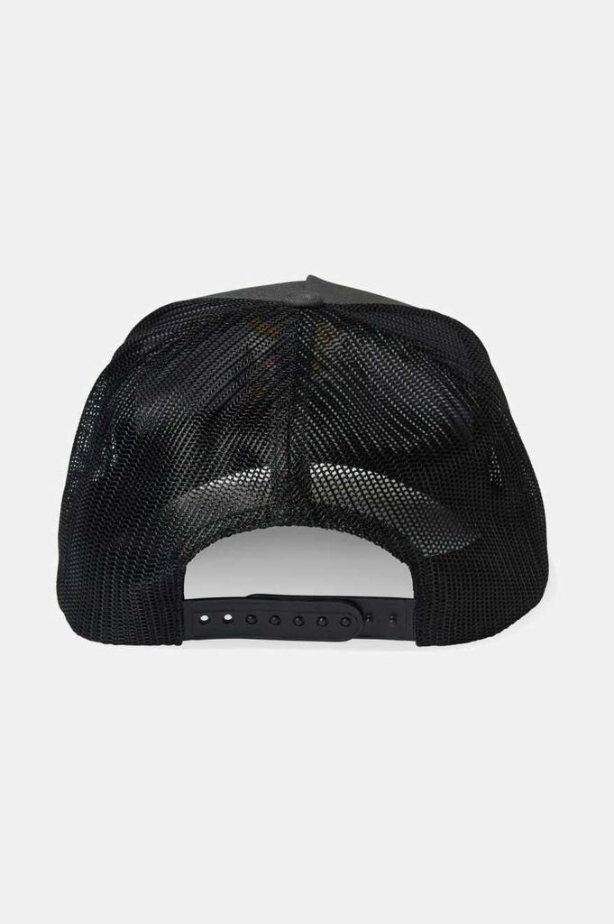 Brixton Ridgewood Netplus Trucker Hat - Charcoal/Black