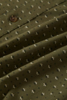 Men's Charter Print S/S Shirt in the color Ivy Green/Micro Floral - Additional Style View