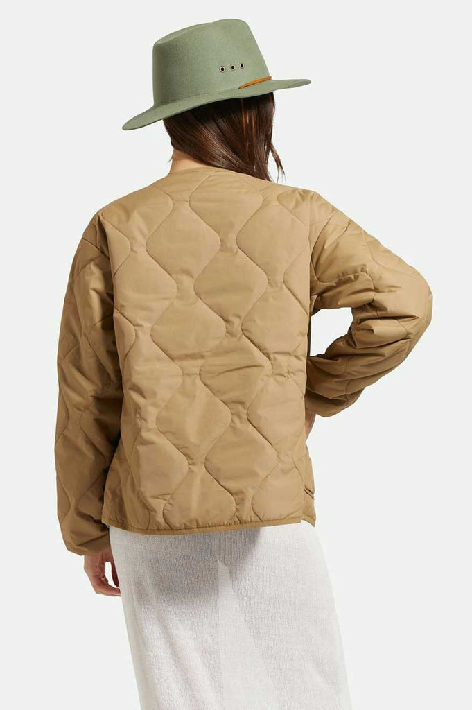 Brixton Delilah Quilted Jacket - Khaki