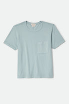 Women's Carefree Organic Garment Dye Perfect T-Shirt in the color Sea Grass - Front Product View