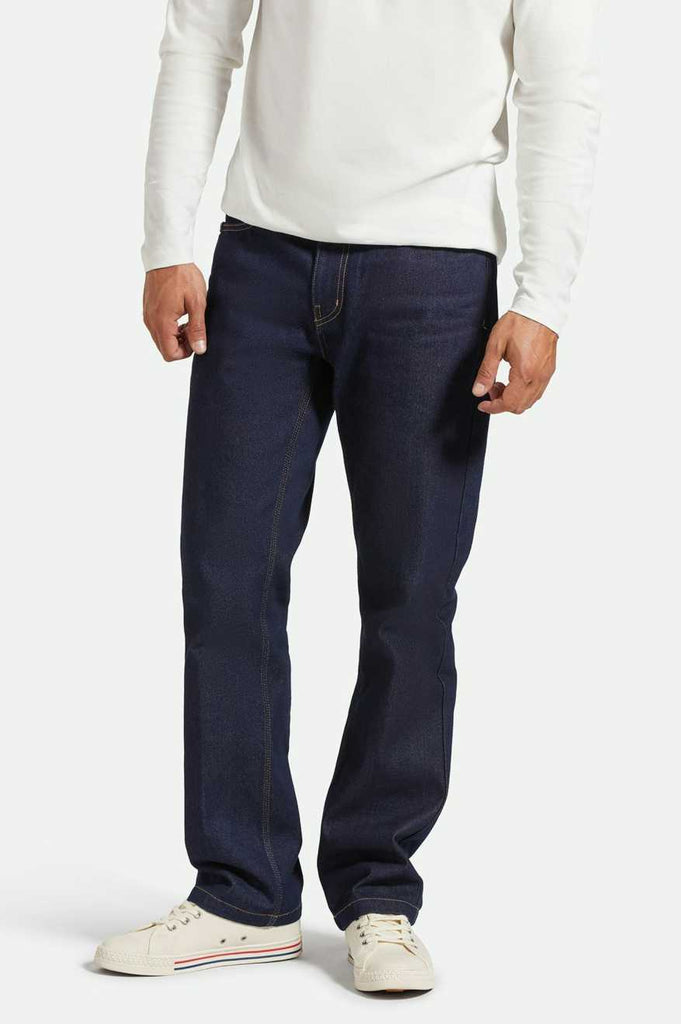 Brixton Builders 5-Pocket Stretch Pant - Rinse Denim