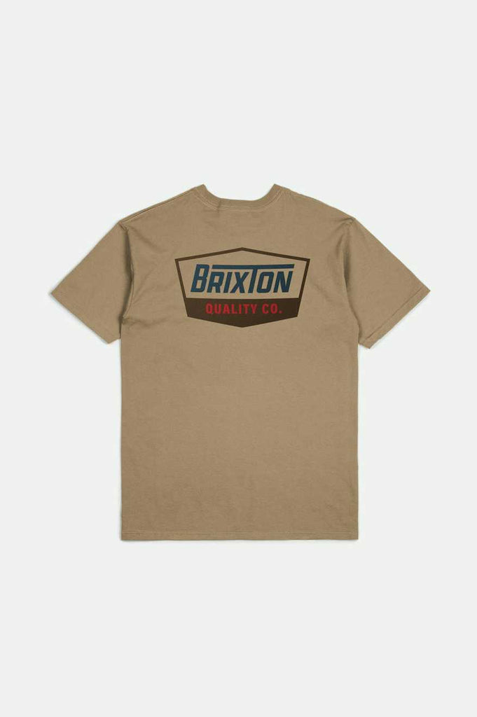 Brixton Regal S/S Standard T-Shirt - Tiger's Eye/Navy/Brown