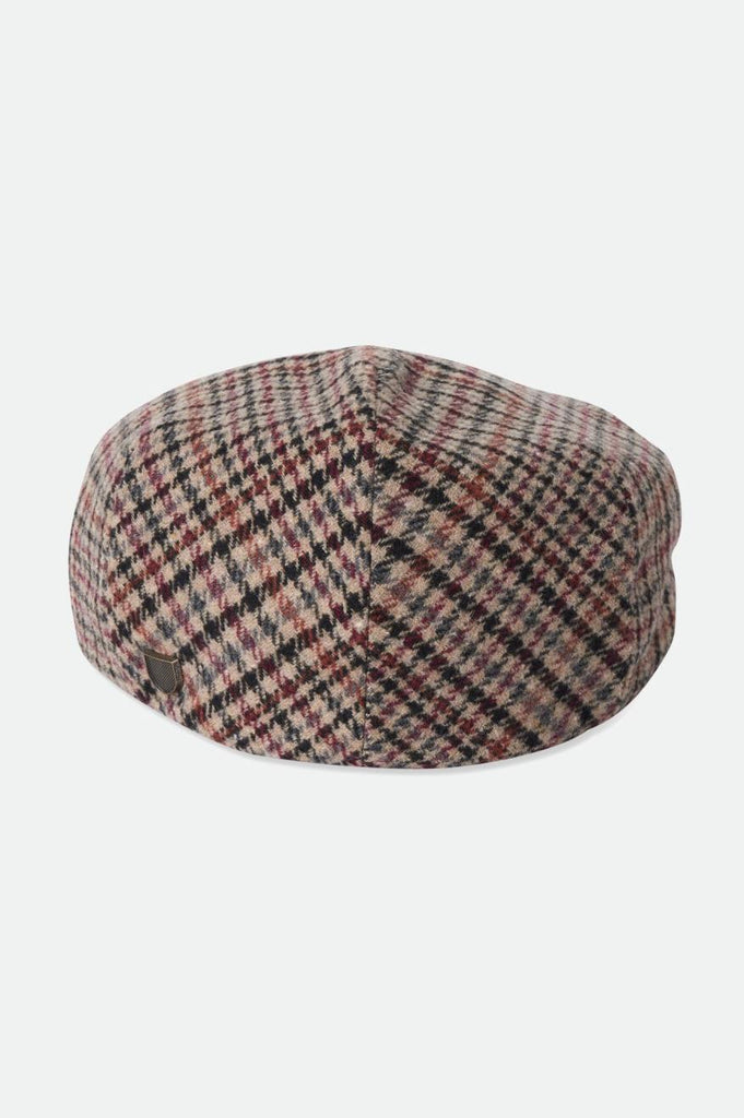 Brixton Hooligan Flat Cap - Sand/Black/Crushed Violet