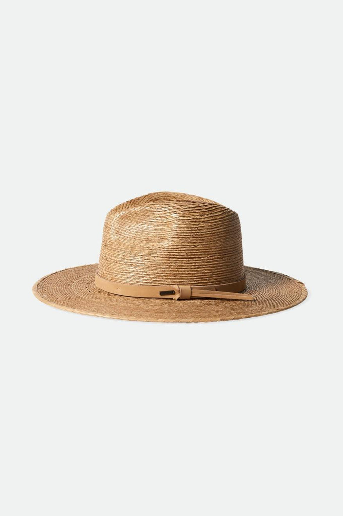 Brixton Field Proper Straw Hat - Tan/Tan