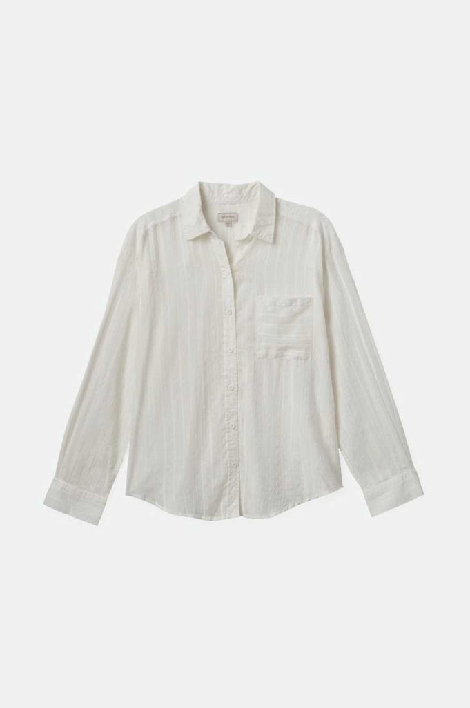 Brixton East Side L/S Boxy Woven Shirt - White