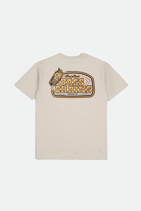 Bass Brains Boat S/S Standard Tee - Cream