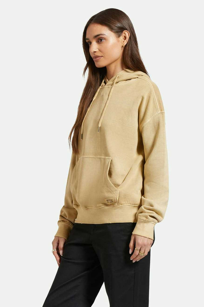 Brixton Cross Loop French Terry Hoodie - Sand