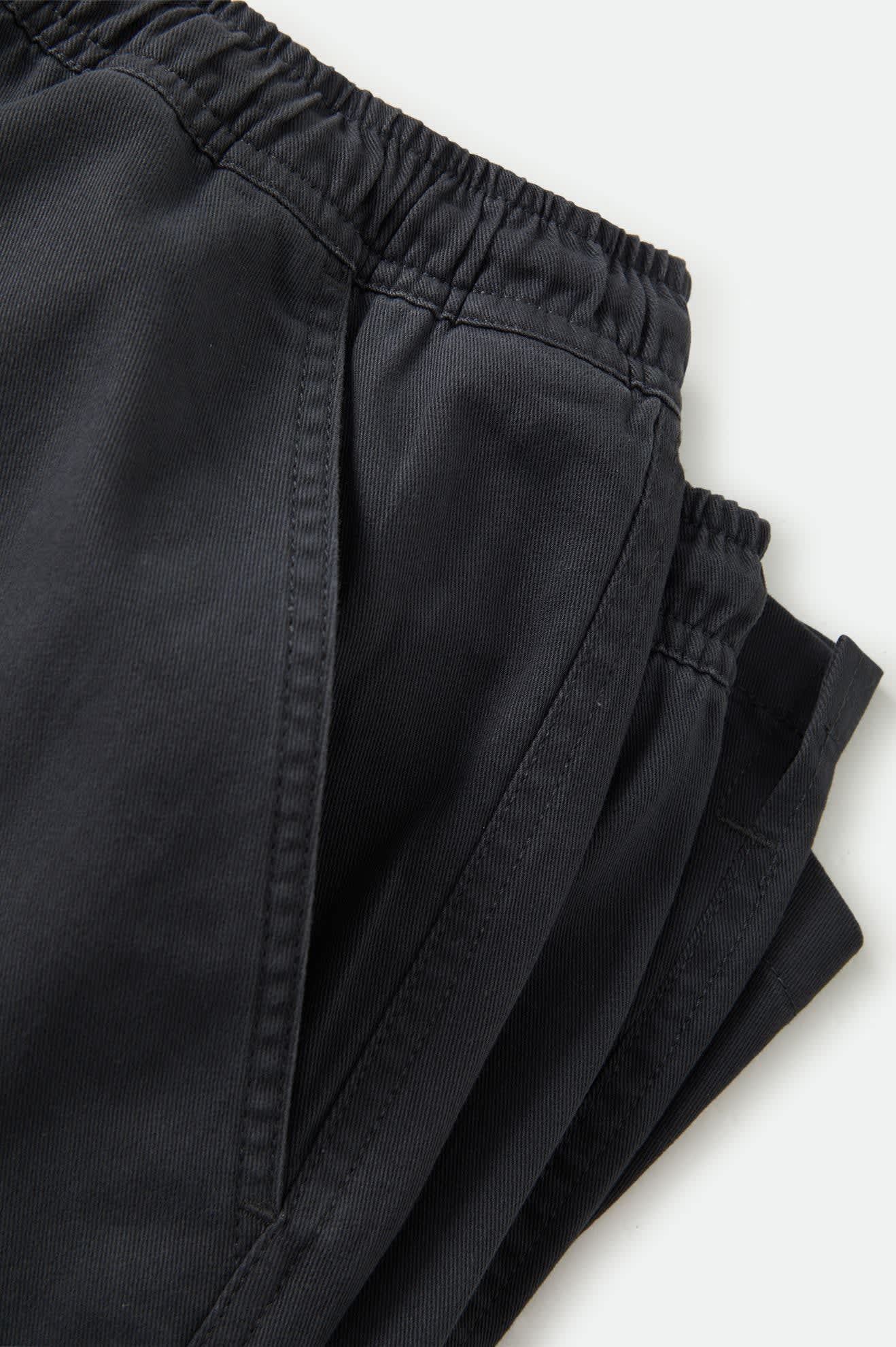 Men's Everyday Vintage Wash Short in the color Black - Additional Laydown image