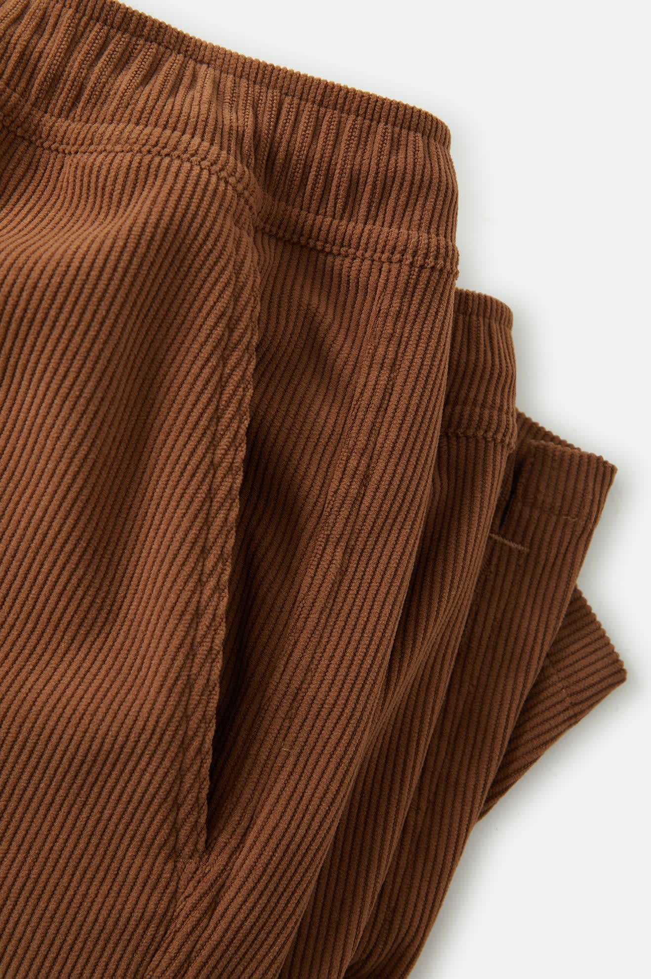 Men's Everyday Corduroy Short in the color Tobacco Brown - Additional Laydown image
