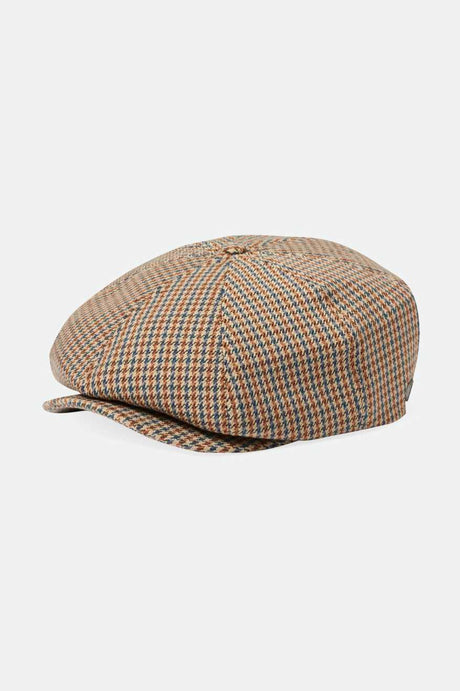 Brood Newsboy Cap - Sand/Light Blue