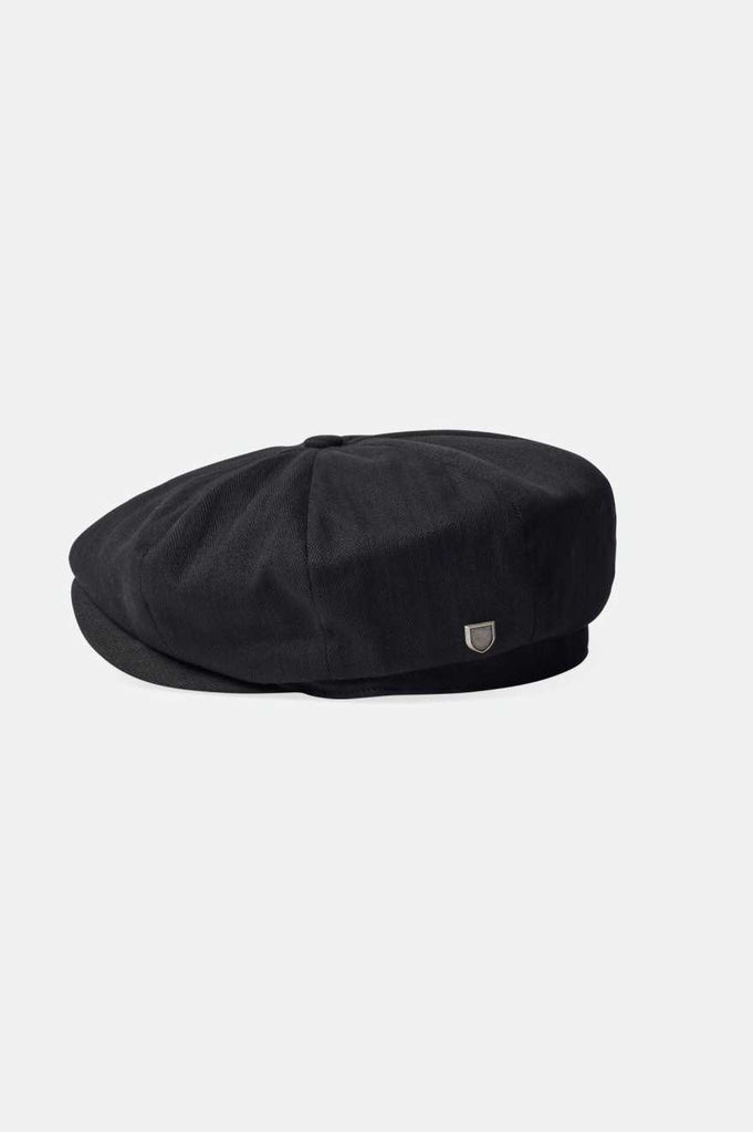 Brixton Brood Baggy Newsboy Cap - Black