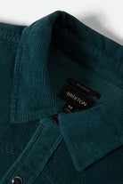 Men's New West Relaxed Overshirt in the color Night Sage Corduroy - Additional Laydown image