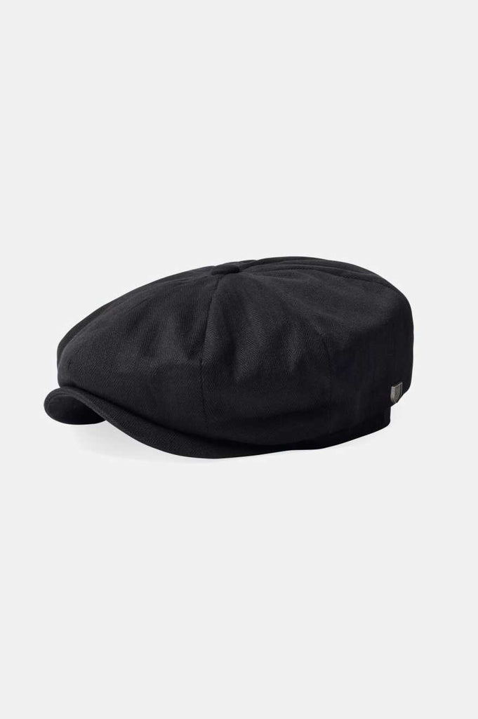 Brixton Unisex Brood Baggy Newsboy Cap - Black | Main