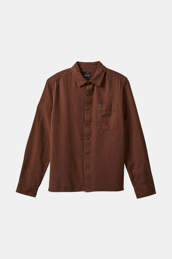 Brixton Hasting Lightweight Ultra Soft Flannel - Pinecone Brown