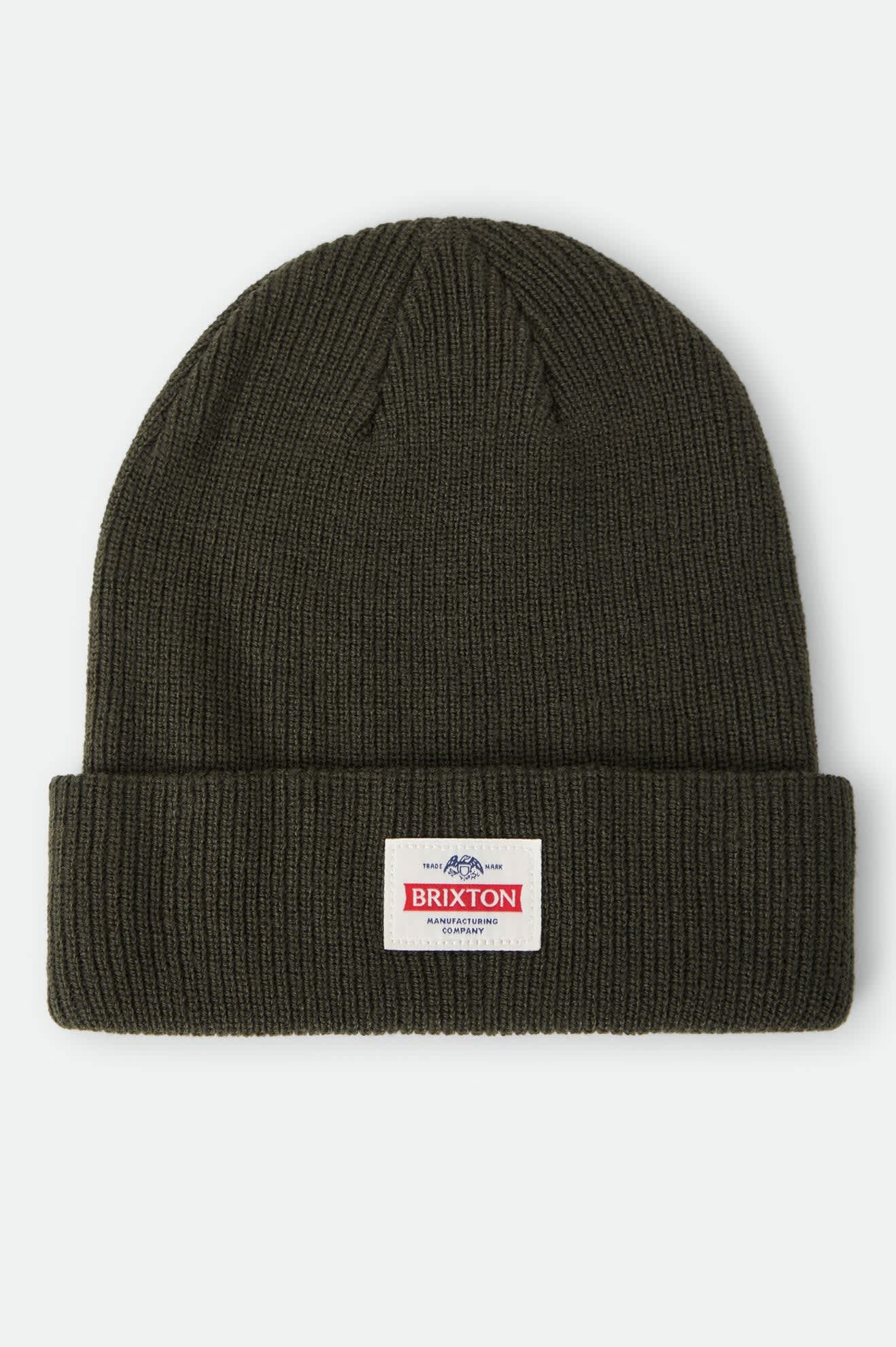 Unisex Trademark Beanie in the color Dark Olive - Front Product View