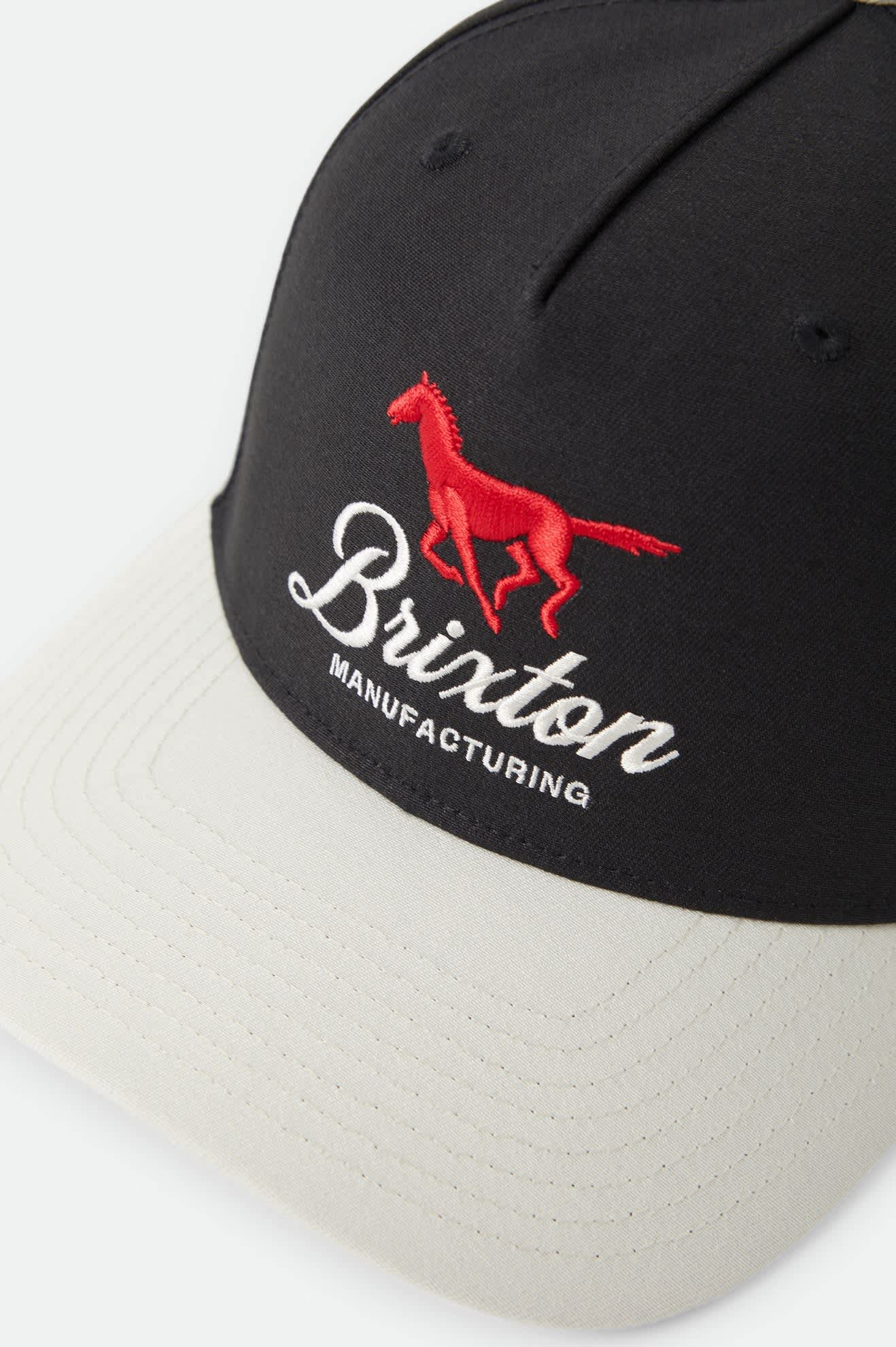 Unisex Leisure Snapback in the color Black/Whitecap - Additional Laydown image