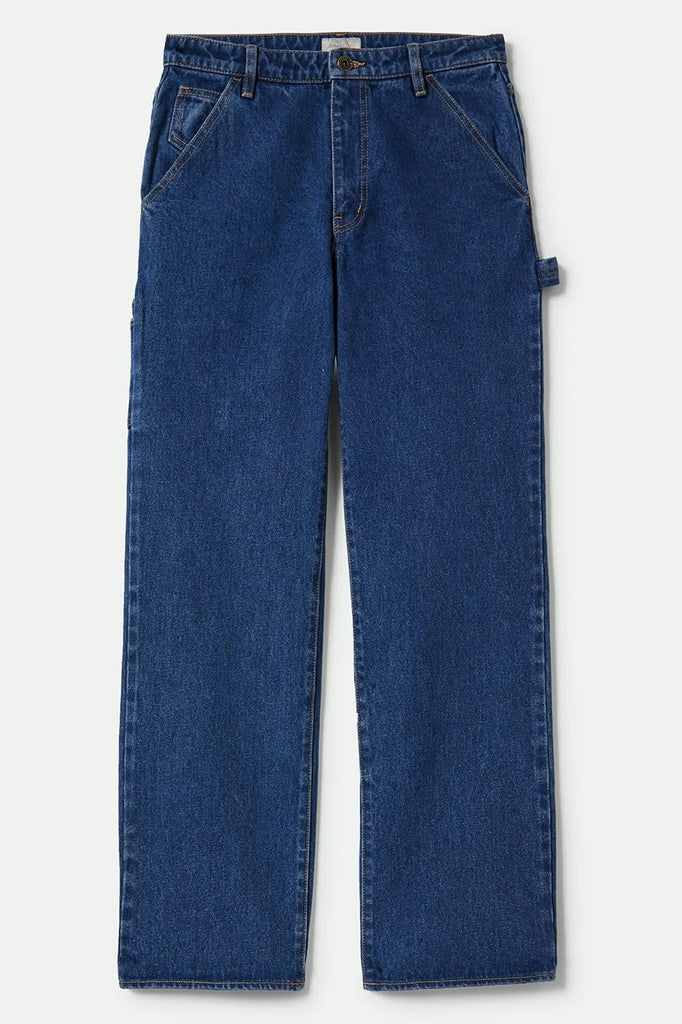 Women's Essex Painter Pant in the color Medium Denim - Front Product View