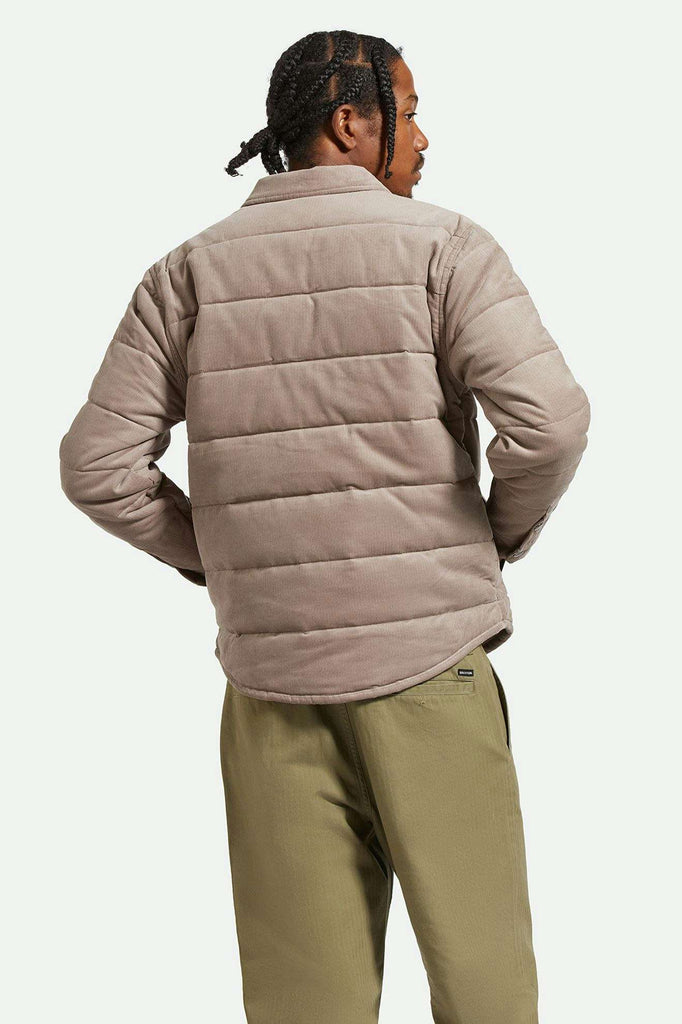 Men's Back Fit Image | Cass Jacket - Cinder Grey Cord