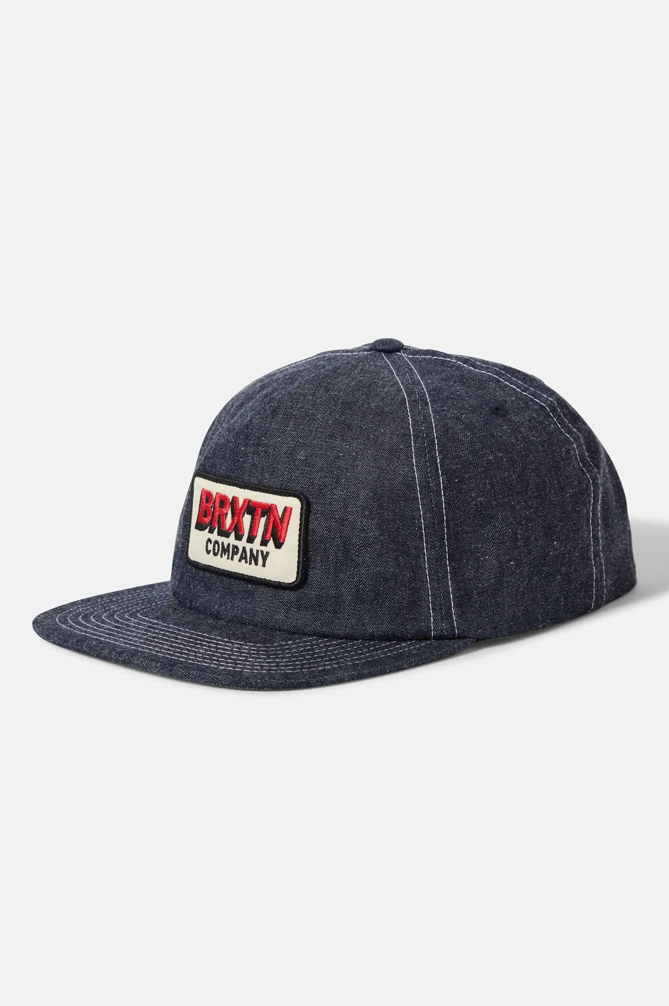 Unisex Payment Snapback in the color Denim - Front Product View