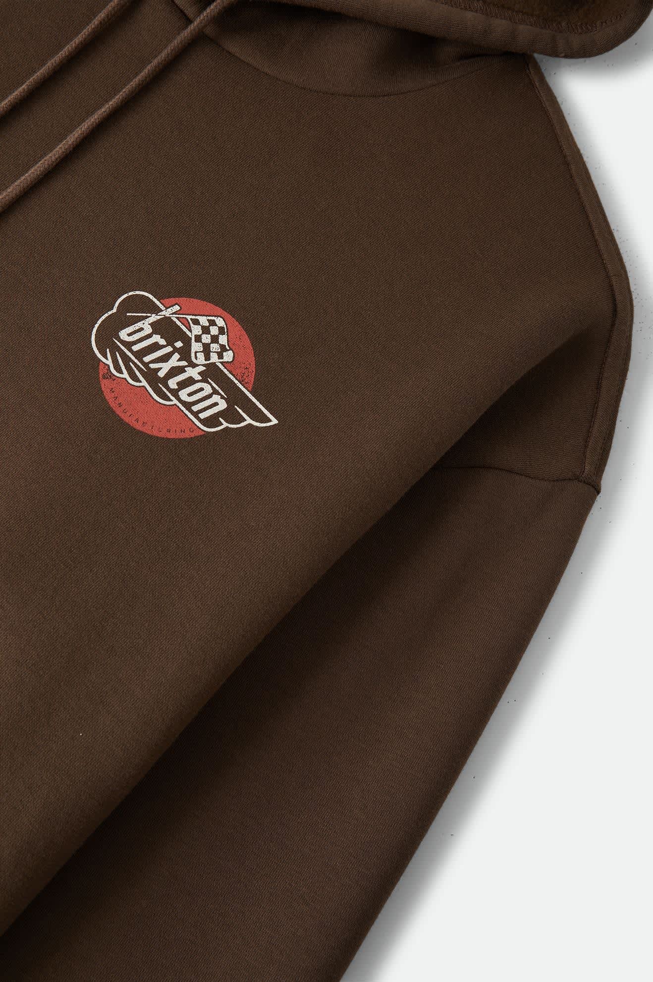 Men's Heyward Hood in the color Walnut Brown - Additional Laydown image