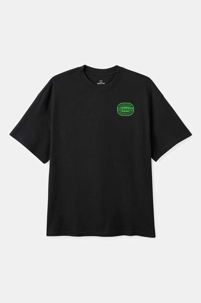 Brixton Neon Keaton S/S Standard T-Shirt - Black