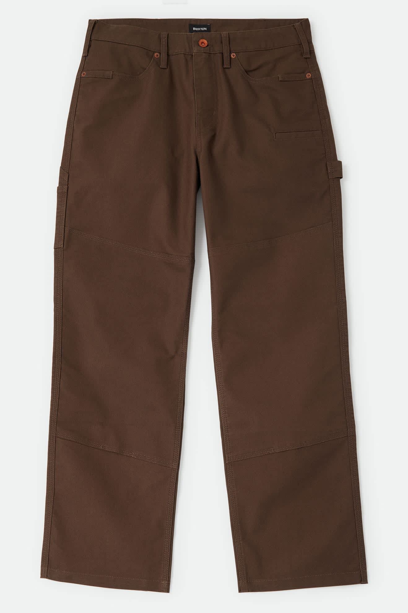 Men's Builders Carpenter Pant in the color Walnut Brown - Front Product View