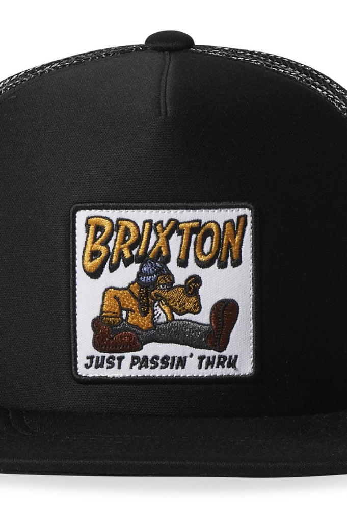 Brixton Passin' Thru Netplus HP Snapback - Black