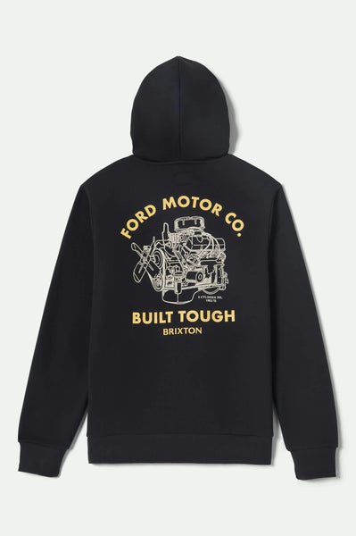 Sweat à Capuche Zippé Breitling Taille XL - Lourd, Couleur Jaune, Style "distressed" - Occasion En Excellent état