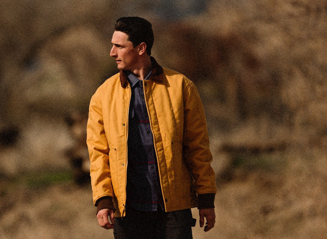 Men's Builders Ranch Jacket in Spruce Yellow – Brixton Canada