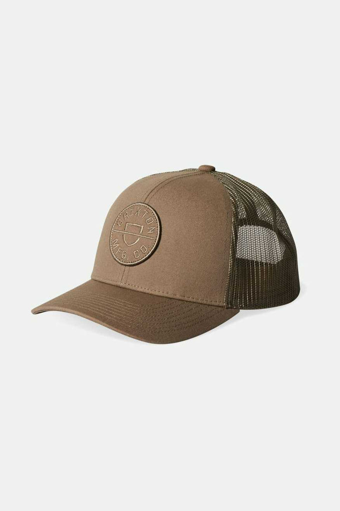 Brixton Crest Netplus Trucker Hat - Cinder Grey/Cinder Grey