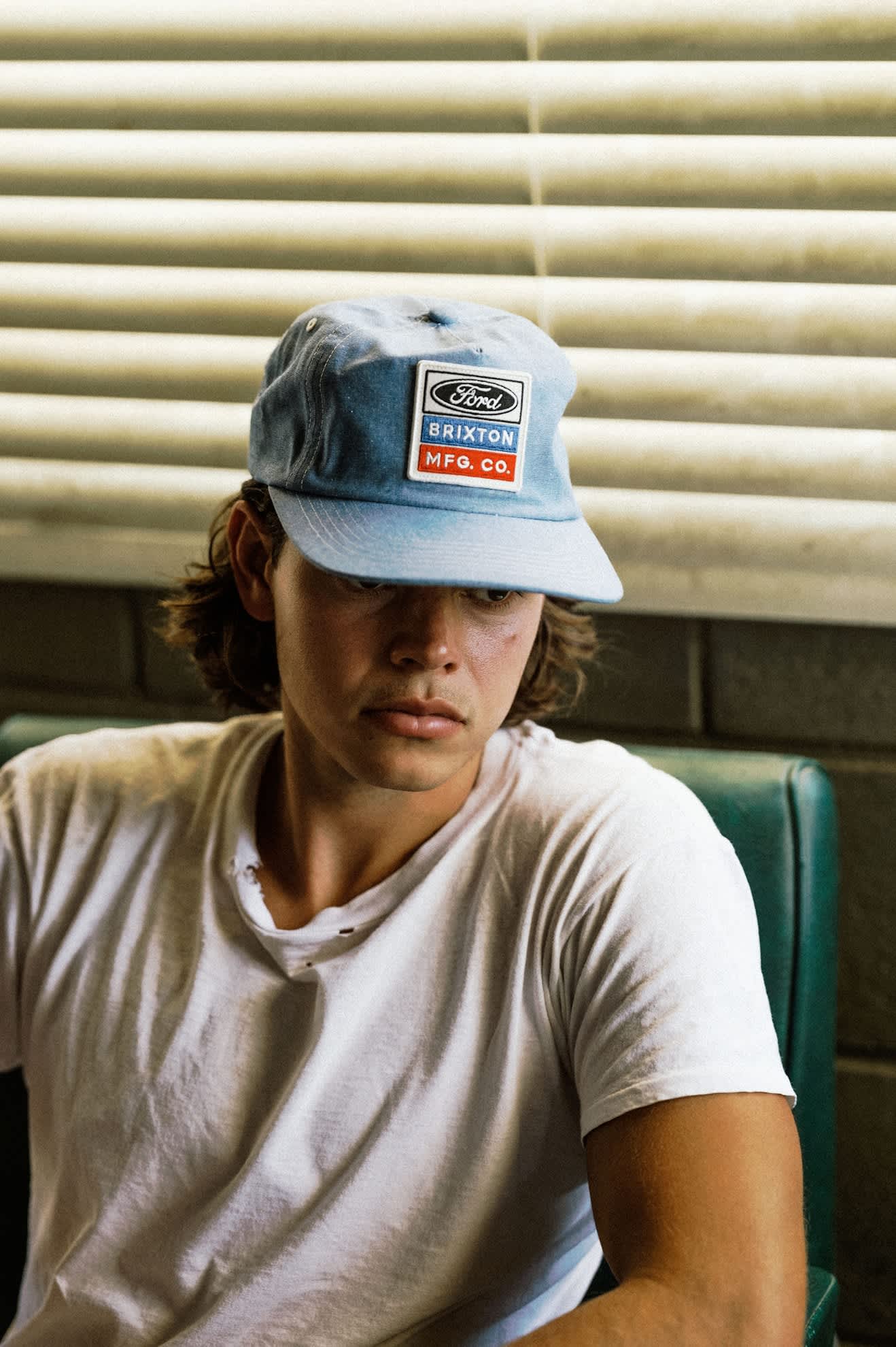 Unisex Ford Service Dept Snapback in the color Blue Chambray - Men's Lifestyle image